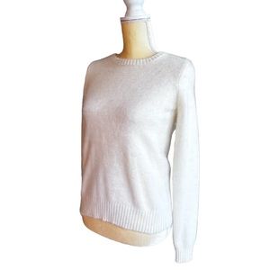 NWOT Designer Alexa Chung for Madewell Soft White Cream Angora Sweater Size XS